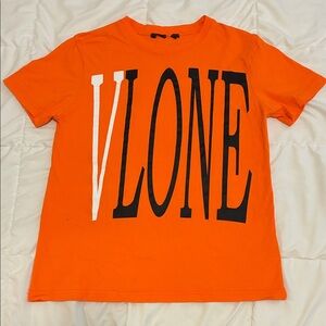 VLONE T-Shirt Orange Size M
